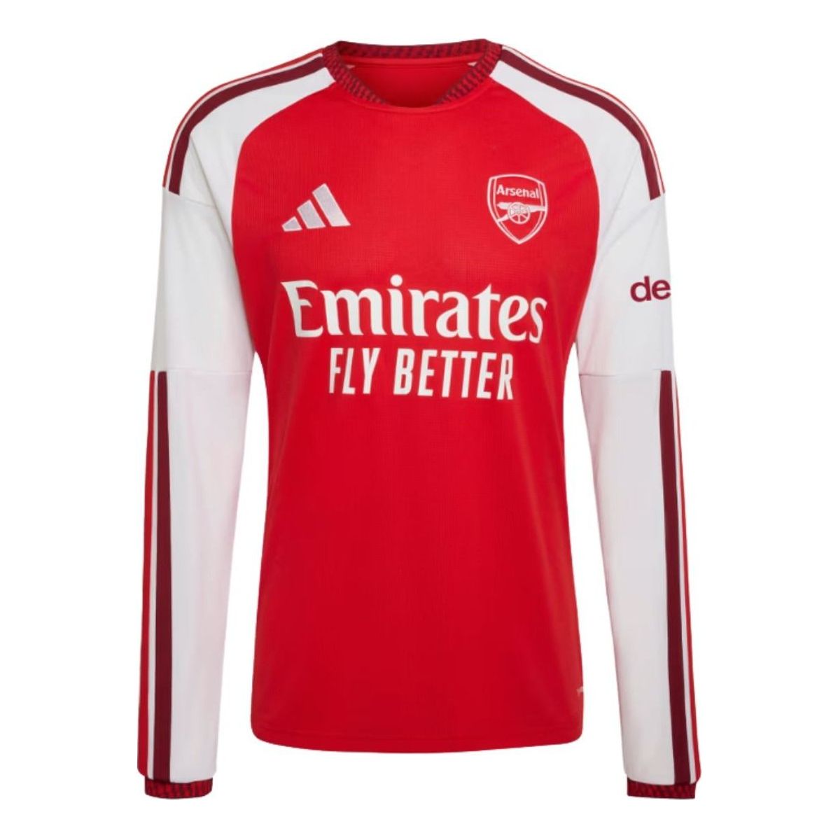 adidas Arsenal FC 26/27 Home Long Sleeve Asia Sizing 'Better Scarlet' KB9950