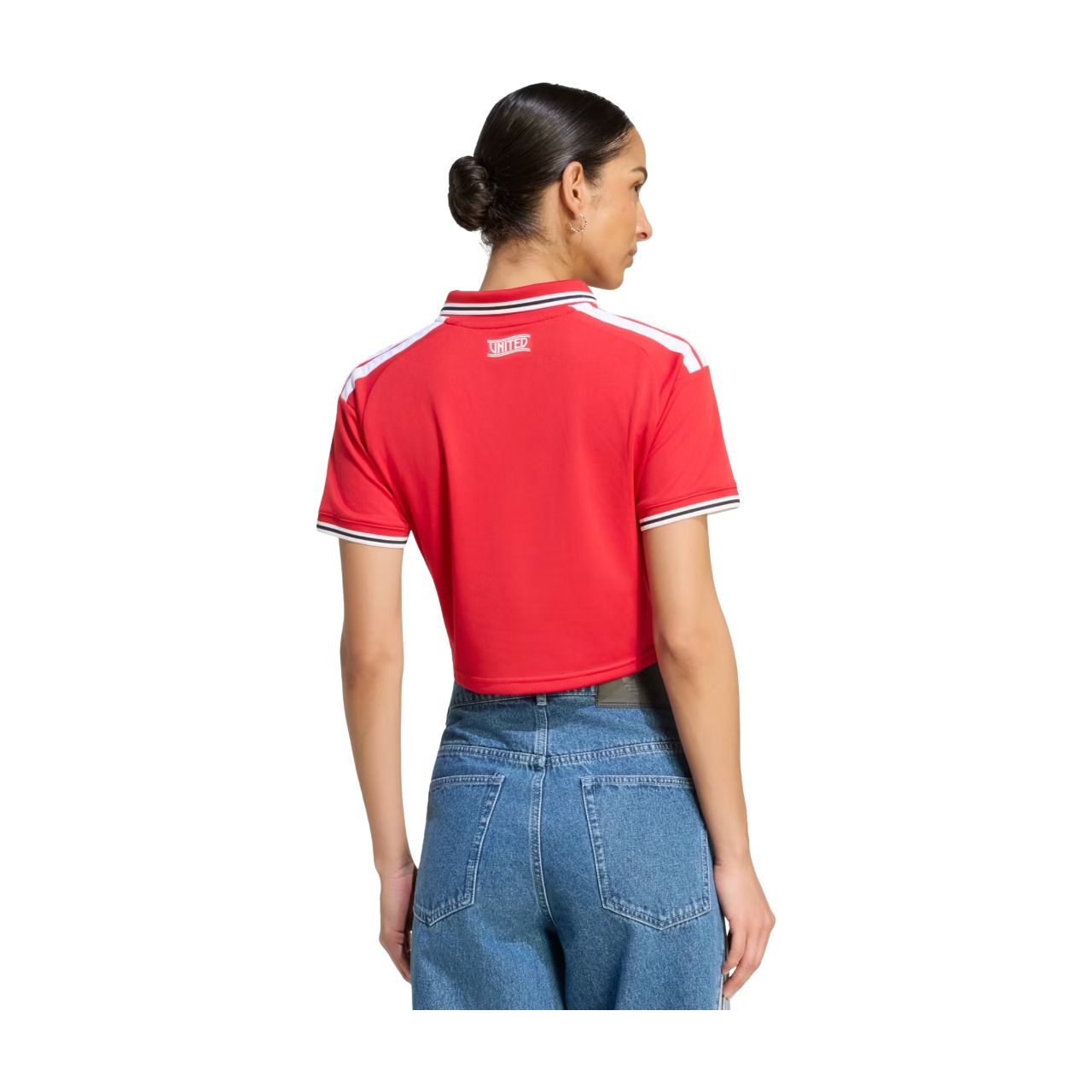 (WMNS) adidas Manchester United 26/27 Home Crop Asia Sizing 'Mufc Red' KC4787
