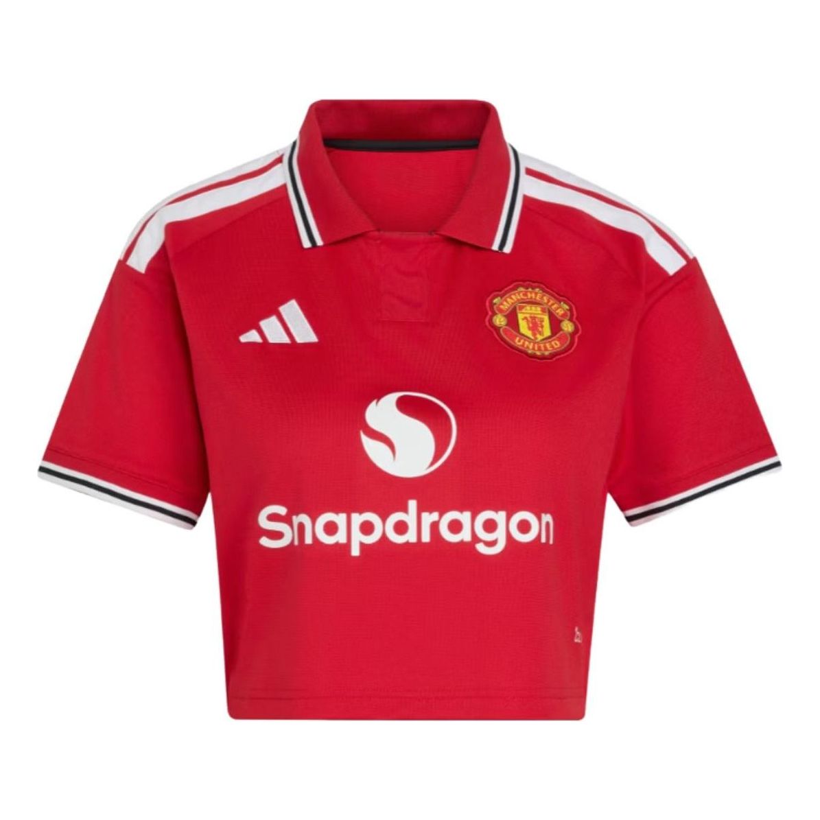 (WMNS) adidas Manchester United 26/27 Home Crop Asia Sizing 'Mufc Red' KC4787