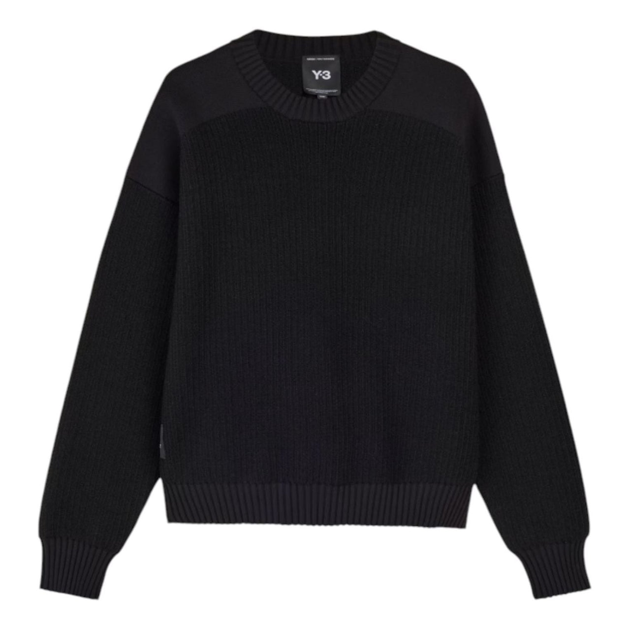 adidas Y-3 UT Knit Crew Sweater 'Black' KD2555