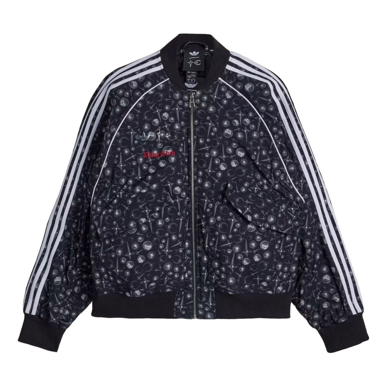 adidas x Thug Club Superstar Jacket Asia Sizing 'Black White' KF6915