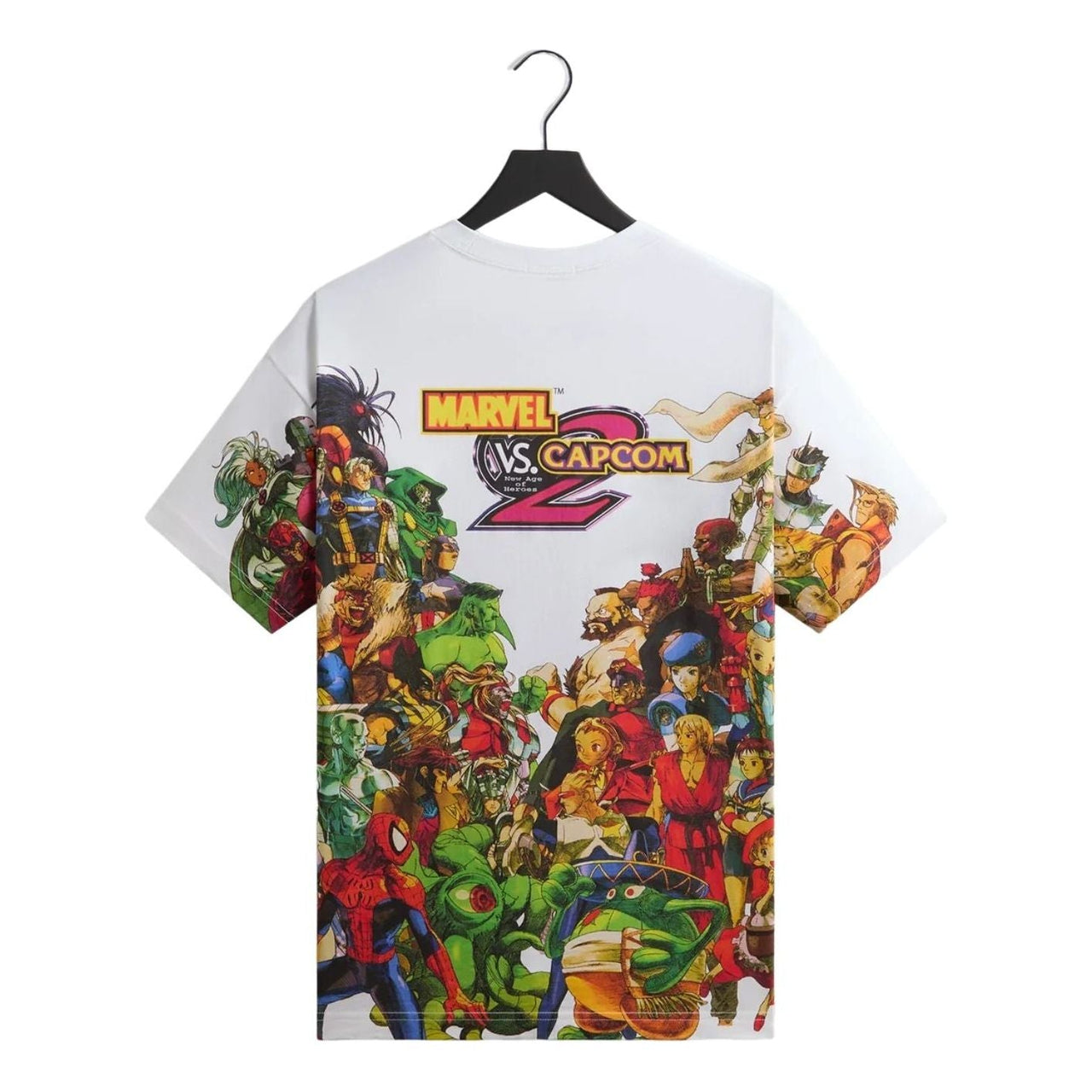 KITH x Marvel vs. Capcom New Age Of Heroes All-Over Printed T-Shirt 'White' KHM034296-101