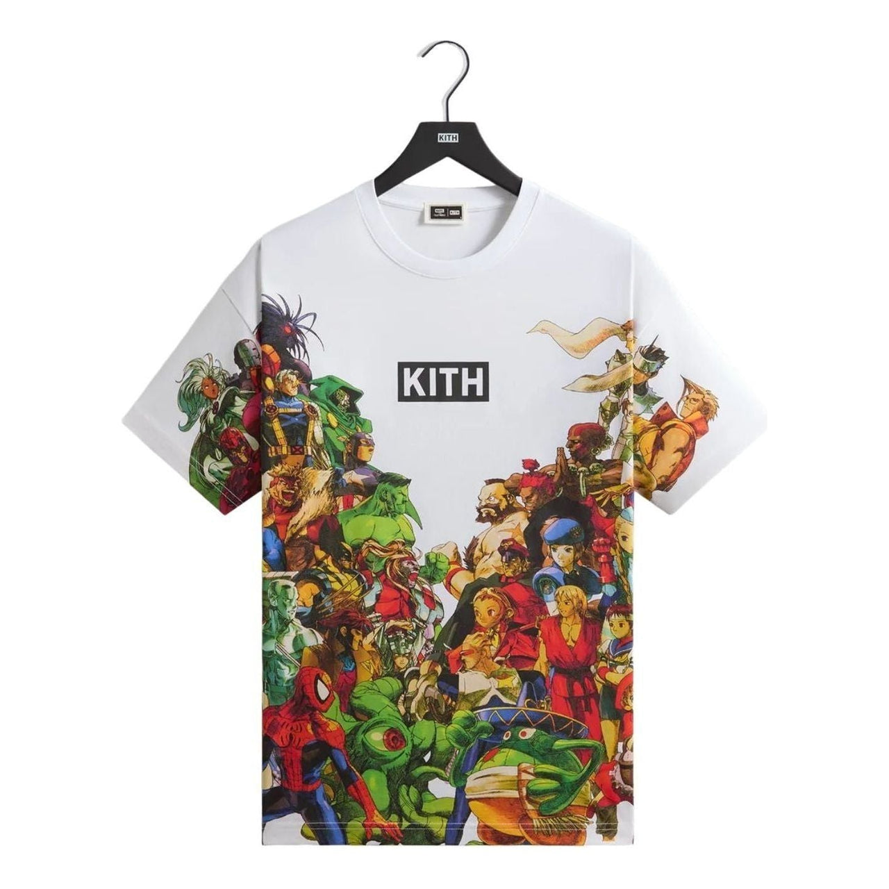 KITH x Marvel vs. Capcom New Age Of Heroes All-Over Printed T-Shirt 'White' KHM034296-101