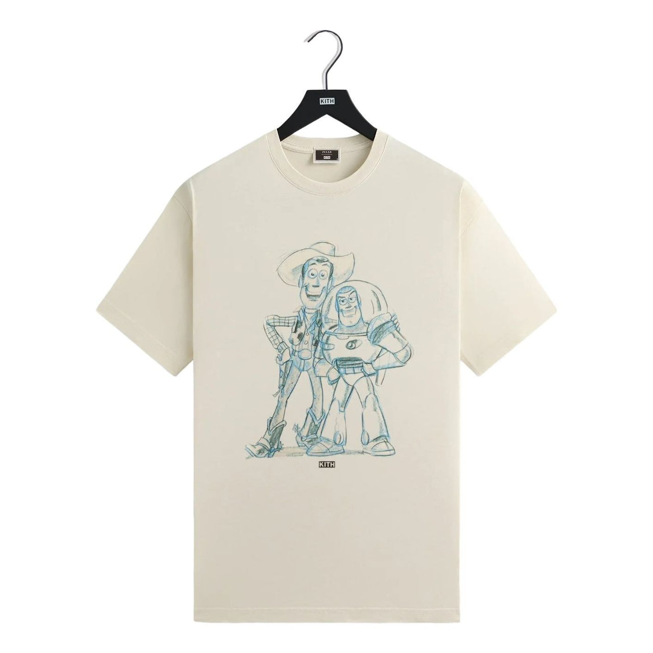 KITH x Disney Pixar Toy Story Sketch Vintage T-Shirt 'Sandrift' KHM034358-104