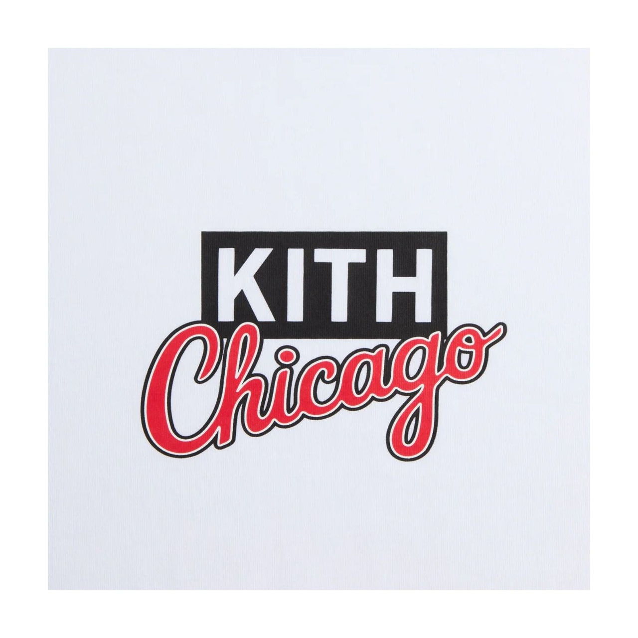 KITH Chicago Classic Logo T-Shirt 'White' KHMG030067-101