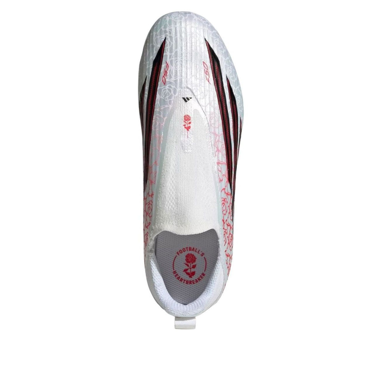 (PS) adidas F50 League Laceless FG 'White Black Lucid Red' KJ3780