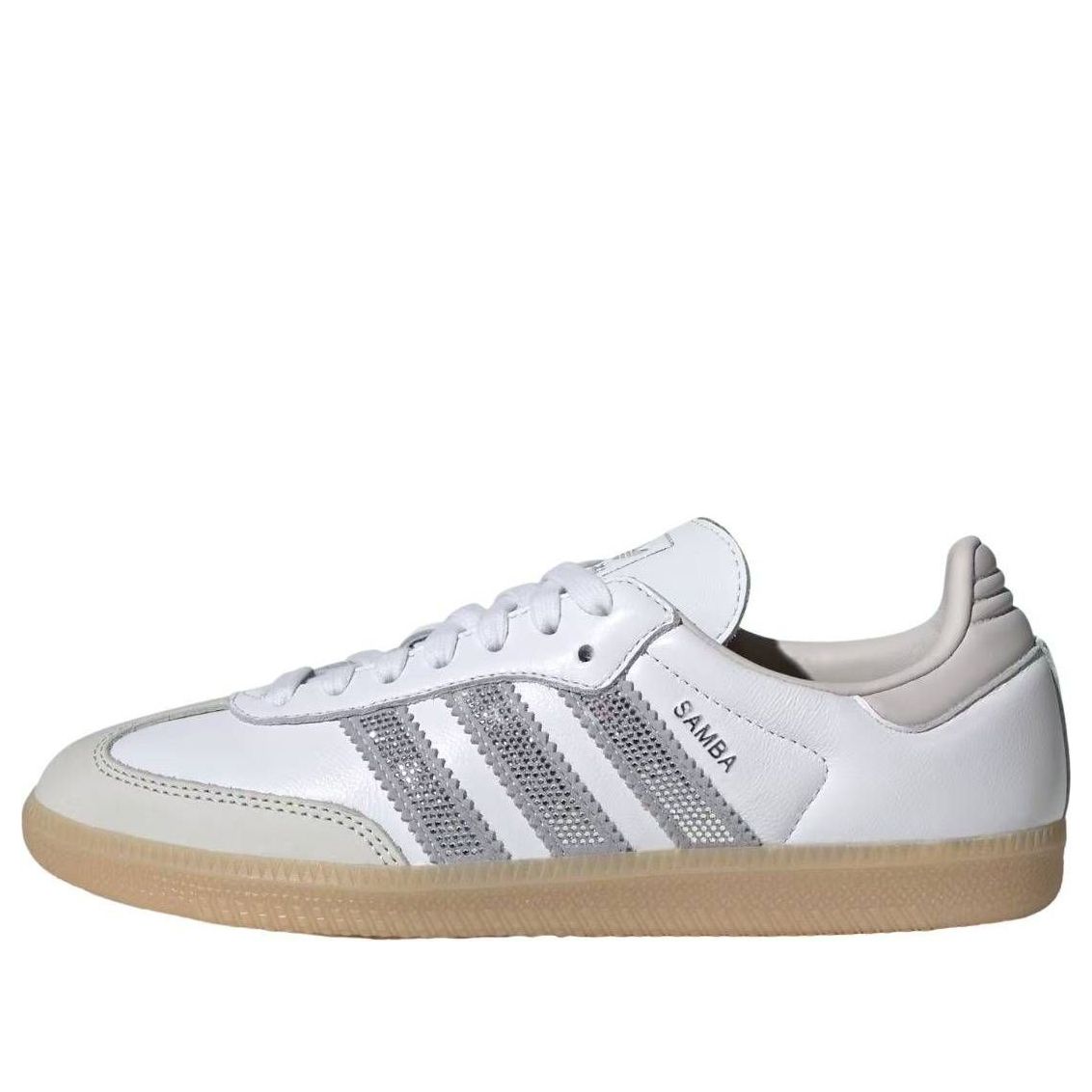 (WMNS) adidas Samba OG 'White Silver Metallic' KK0063