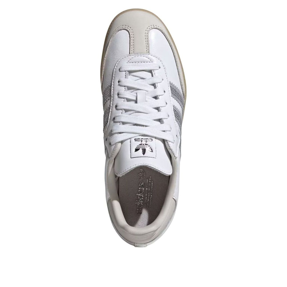 (WMNS) adidas Samba OG 'White Silver Metallic' KK0063