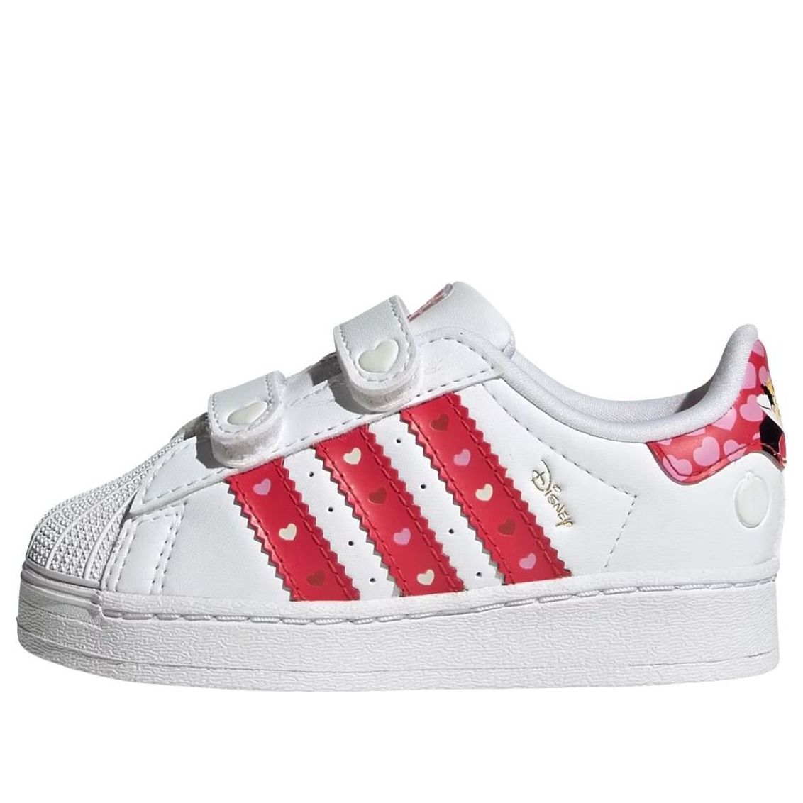 (TD) adidas x Disney Superstar LED Lights 'White Bright Red' KK1294