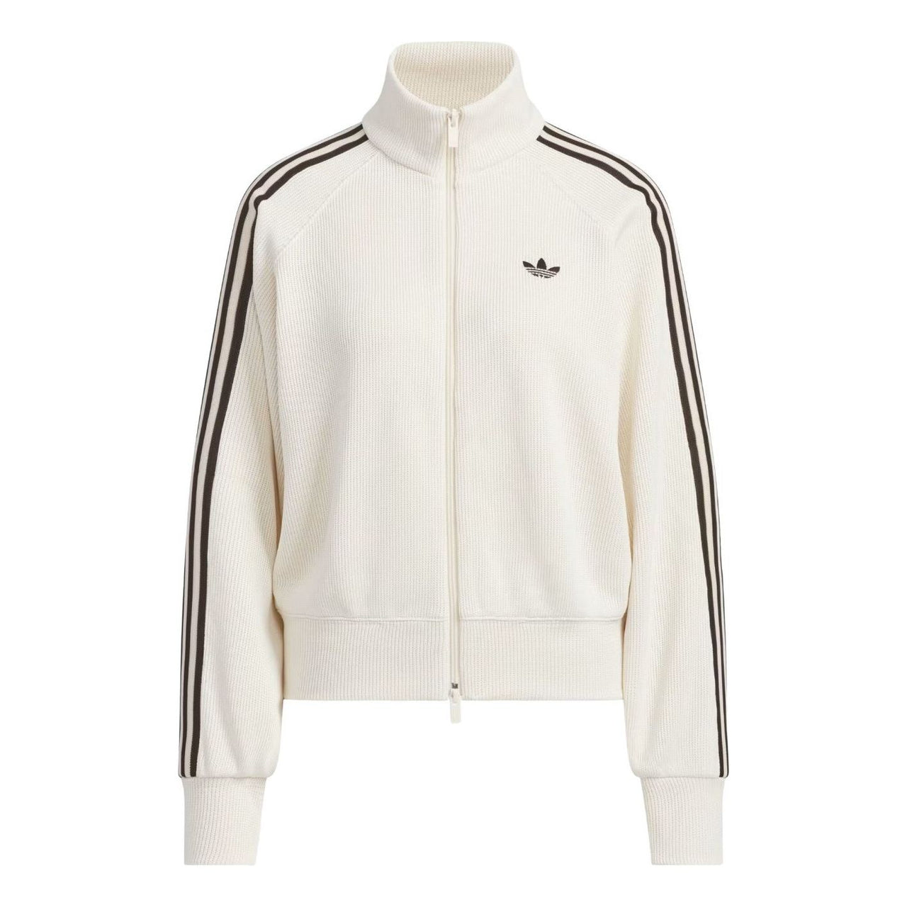 (WMNS) adidas Knit Balloon Track Top 'Wonder White' KQ5490
