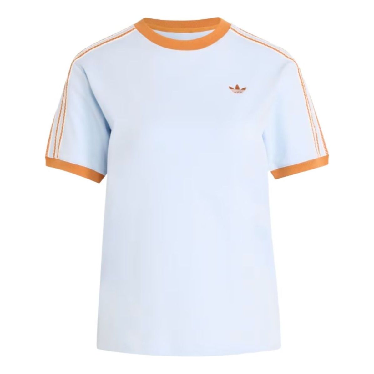 (WMNS) adidas Summer Glow Advanced Three Stripes Tee Asia Sizing 'Crystal Sky' KY8125
