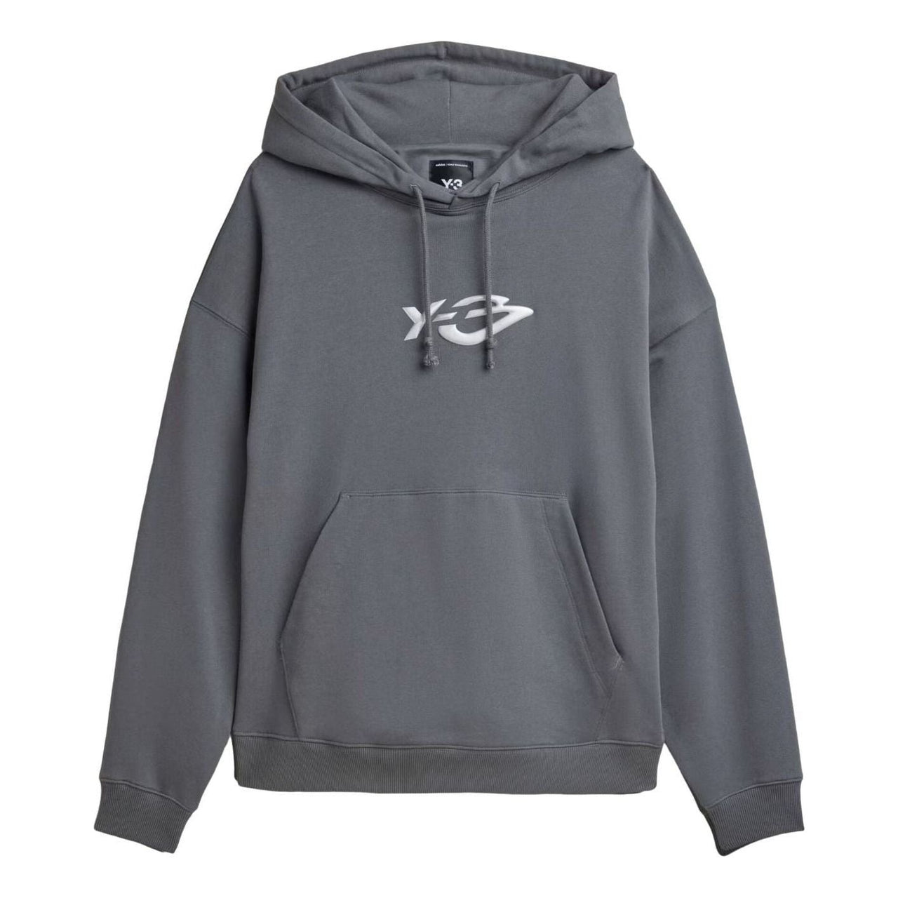 adidas x Y-3 French Terry Liquid Logo Hoodie Asia Sizing 'Grey Five' KZ0841