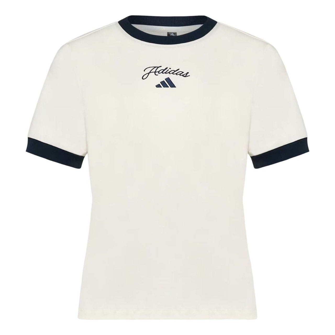 (WMNS) adidas Short-Sleeve T-Shirt Asia Sizing 'Off White' KZ1583