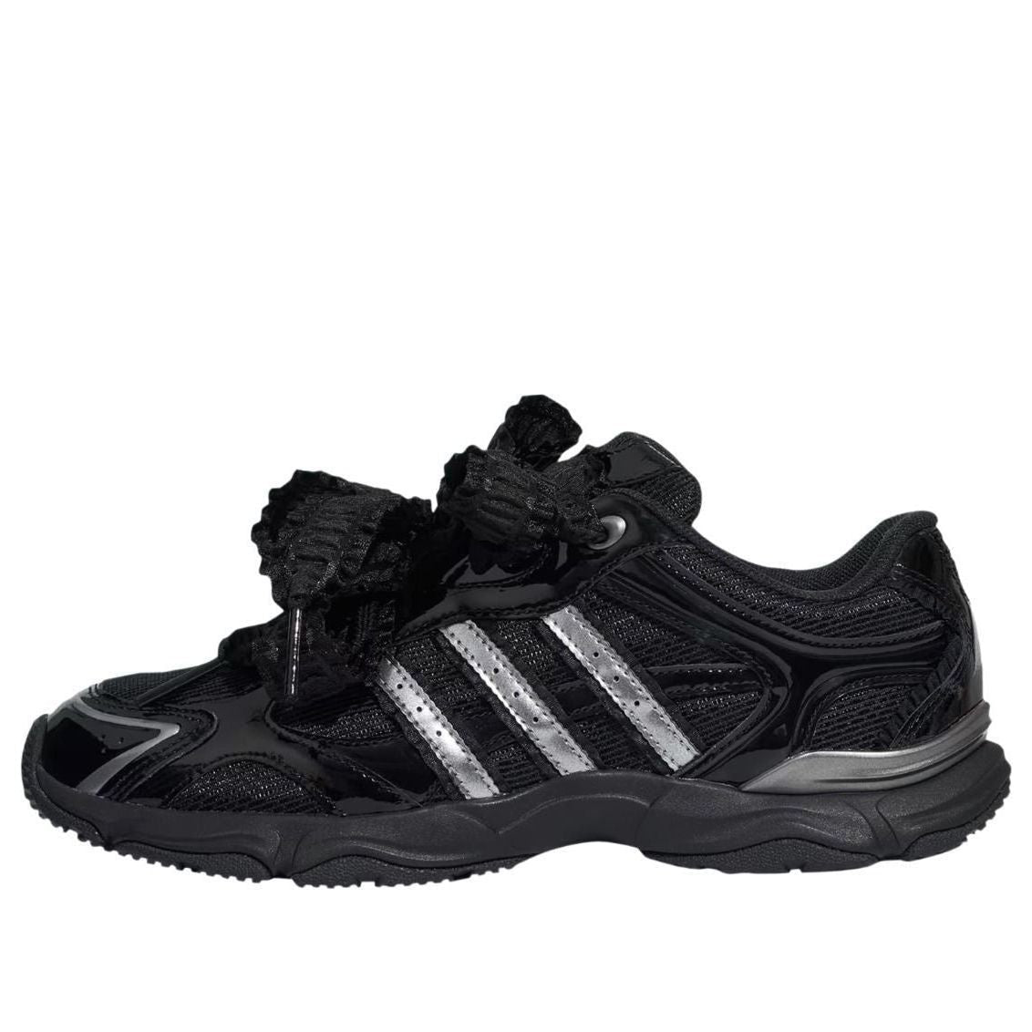 (WMNS) adidas Whisper Glide Hype Trainers 'Black Iron Metallic' KZ9639