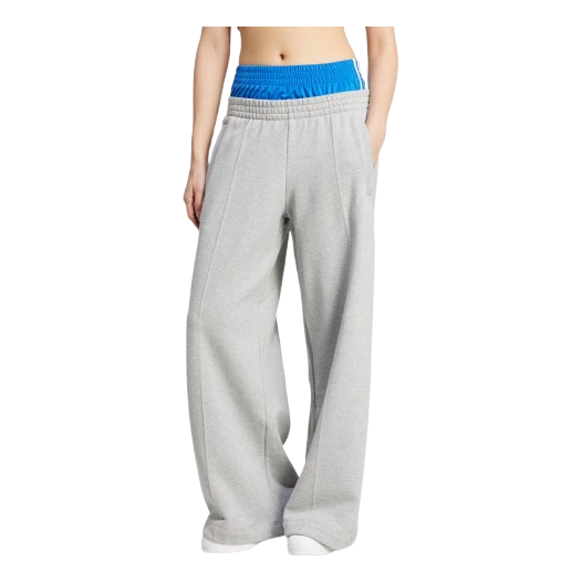(WMNS) adidas Kseniaschnaider 2-in-1 Track and Sweat Pants 'Medium Grey Heather Blue' IW5670