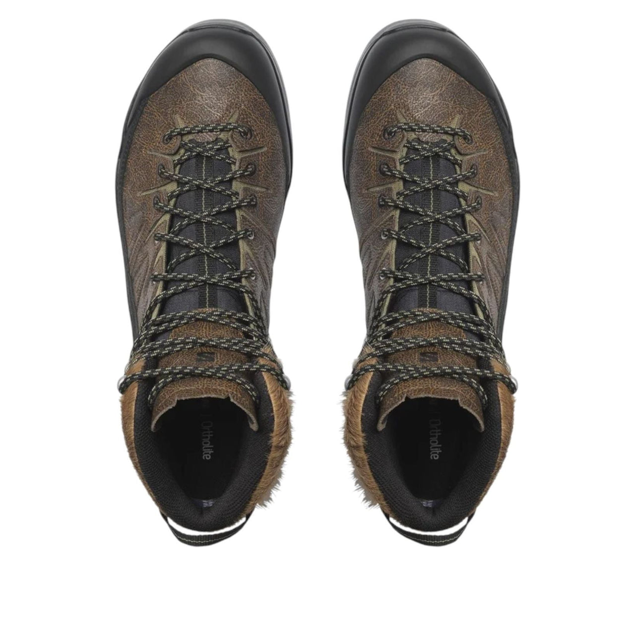Salomon X-ALP Mid Distressed Leather GTX 'Dark Earth Black' 477959