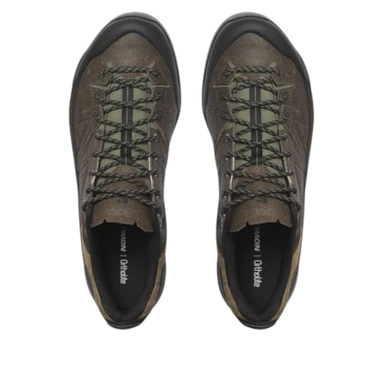 SALOMON X-ALP Low Distressed Leather 'Dark Earth Black' 478227