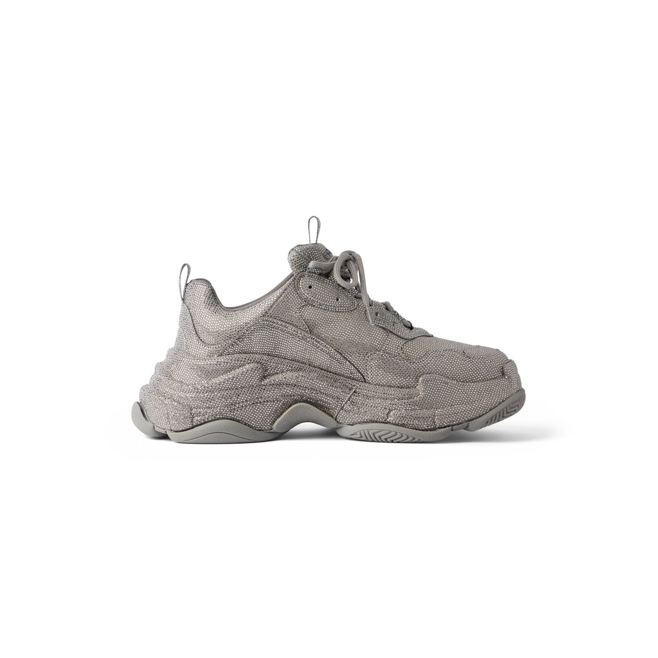 (WMNS) Balenciaga Triple S With Rhinestones 'Dark Grey' 524039W2TST1249