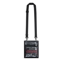 Balenciaga Explorer Small Pouch With Strap Diy Metal Allover 'Black' 6559822AAX61000