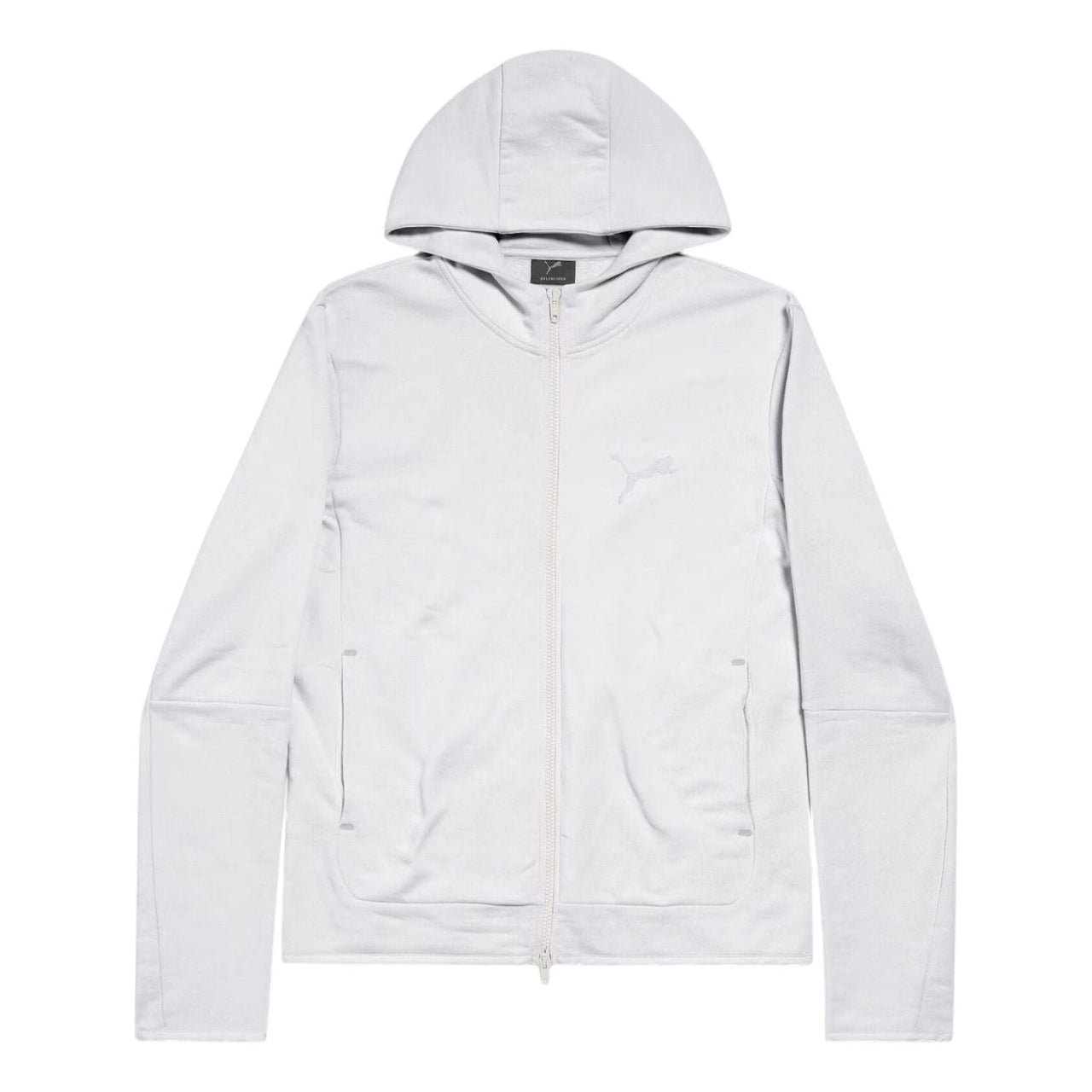 Balenciaga x Puma Hooded Fitted Tracksuit Jacket 'White' 846990TTVA49060