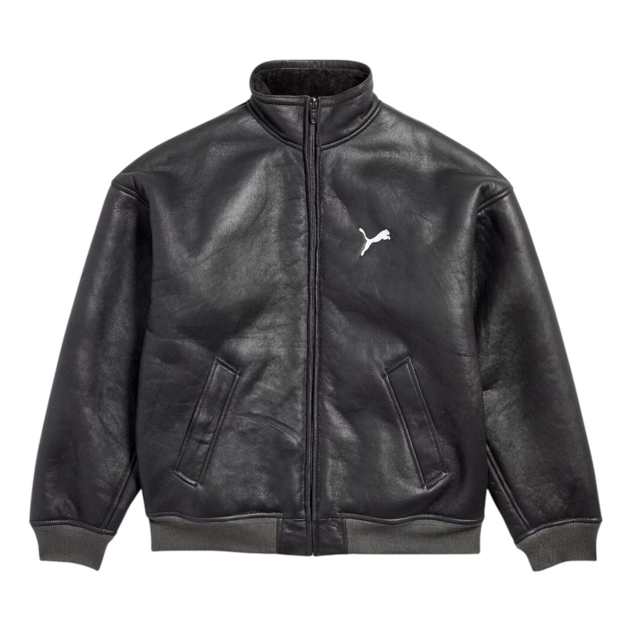 Balenciaga x Puma Leather Jacket 'Anthracite' 850021TTS071140