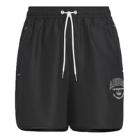(WMNS) adidas Originals Logo Twist Light Woven Shorts Asia Sizing 'Black White' IW6292