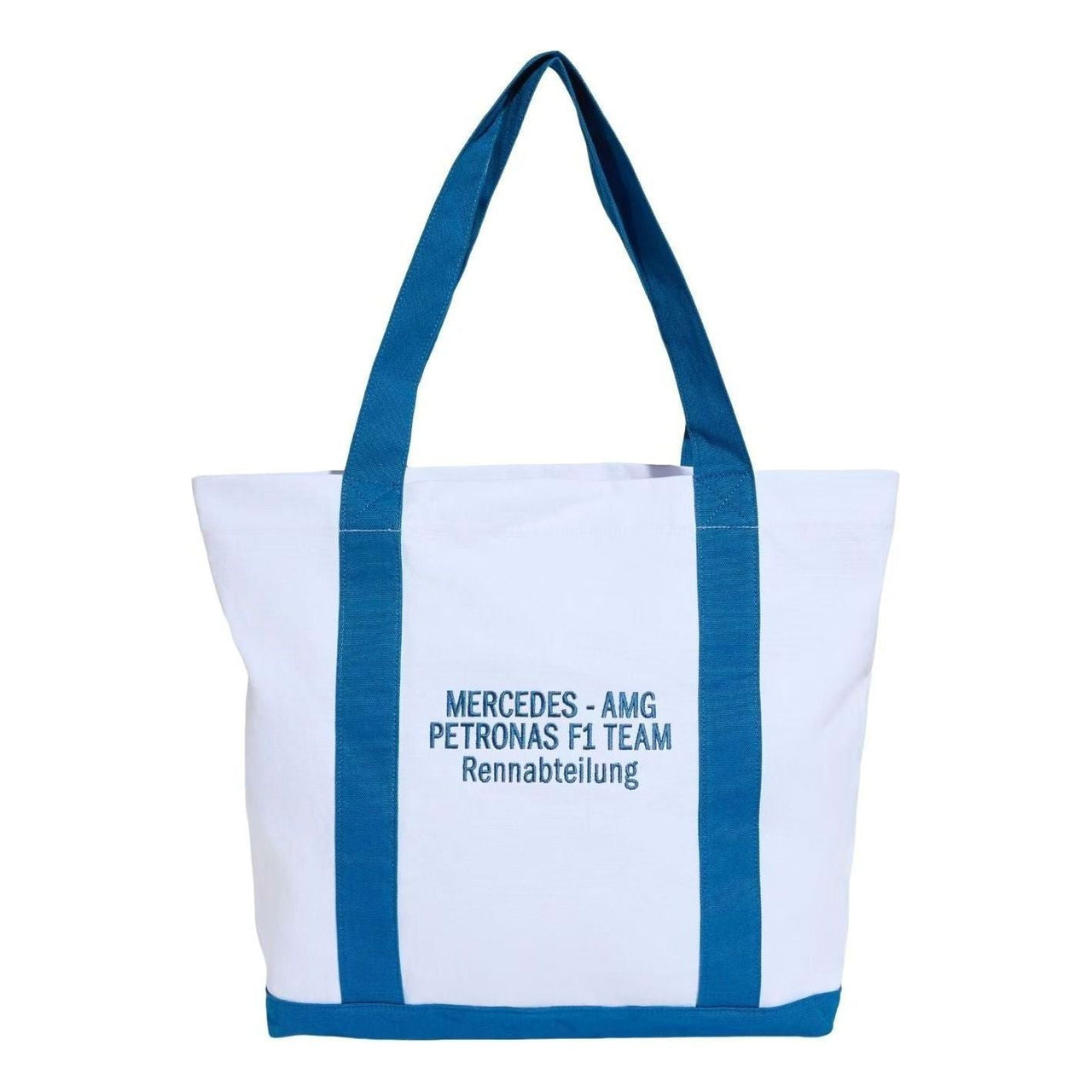 adidas x Mercedes AMG Petronas Formula 1 Team Blue Wonder Tote Bag 'White Dark Marine' KW1994