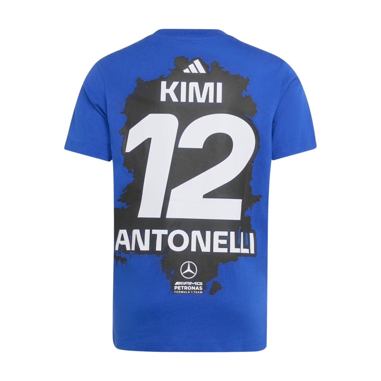 adidas x Mercedes AMG Petronas Formula 1 Team Name&Number T-Shirt Asia Sizing 'Kimi Antonelli' KE7744