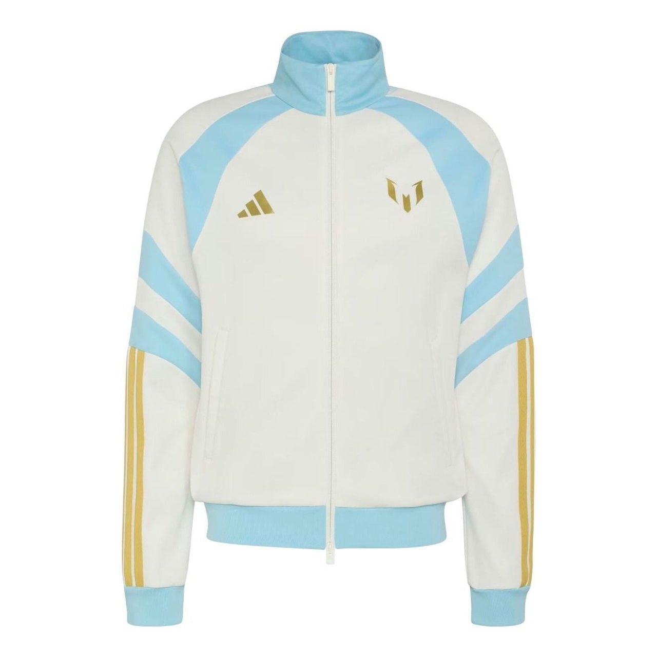 adidas x Messi House Of Tiro Track Jacket Asia Sizing 'Off White Ice Blue' KH2898