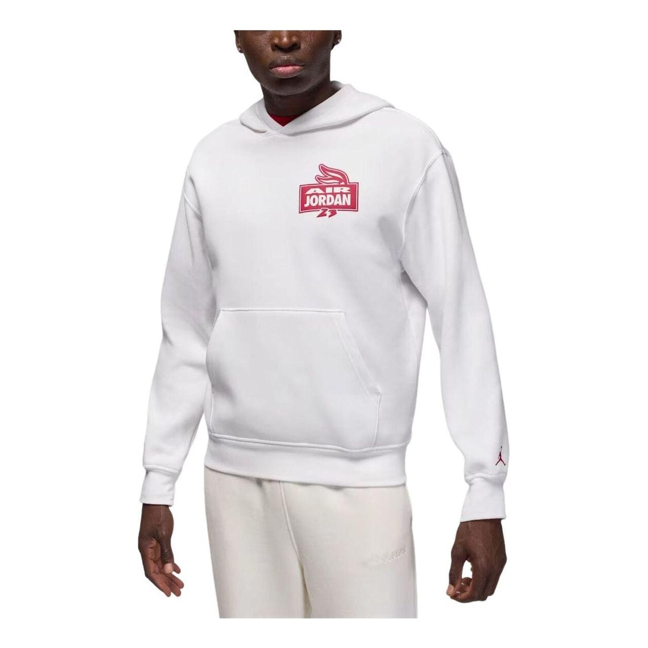 Air Jordan AJ8 Fleece Pullover Hoodie 'White' IQ6981-100