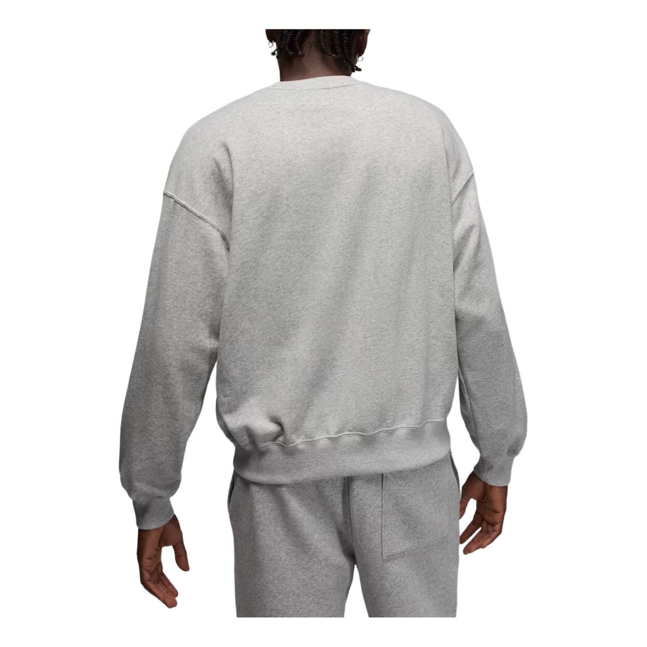 Air Jordan Brooklyn Fleece Crewneck Sweatshirt 'Grey Heather Gamma Blue' IM6301-050