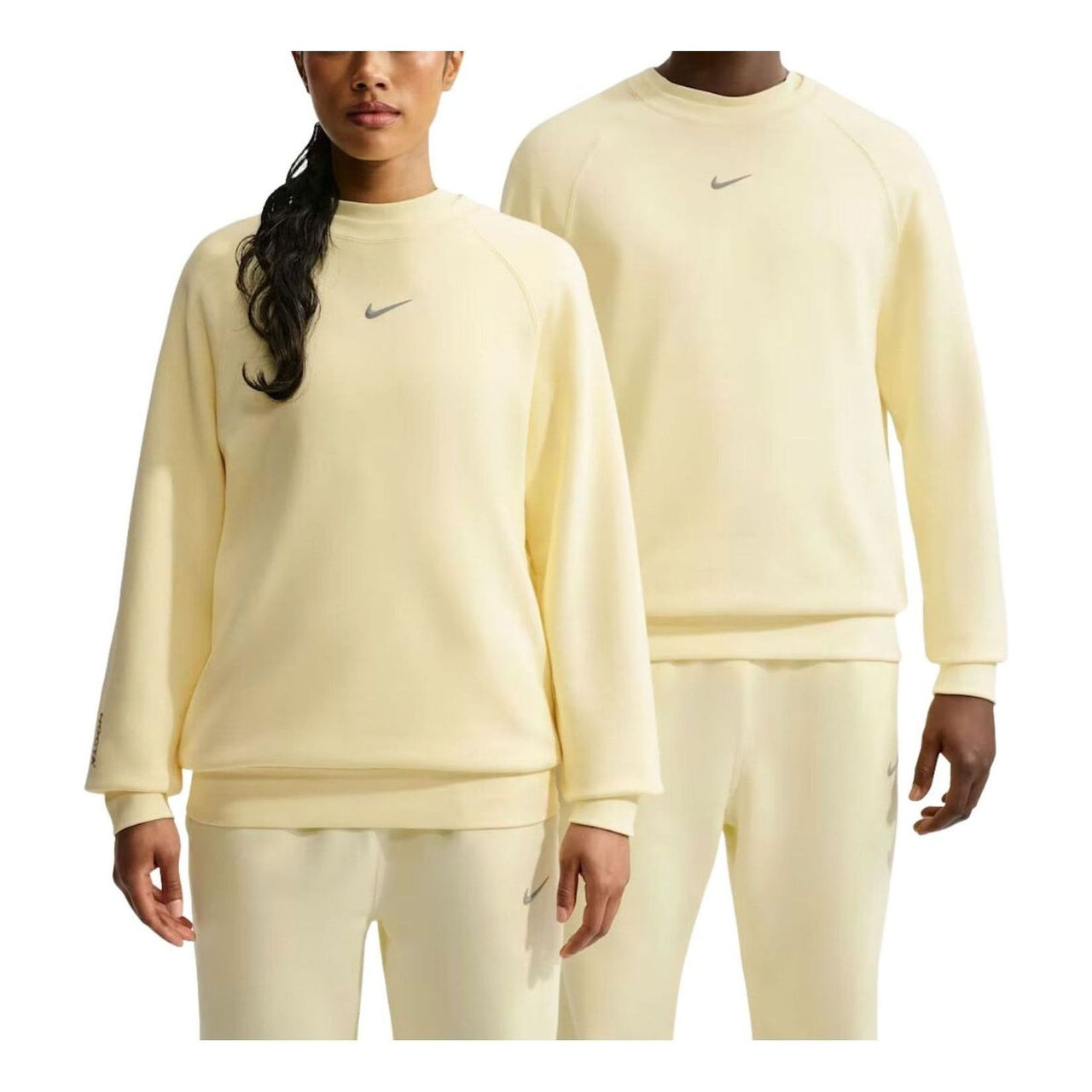 Nike x NOCTA Fleece CS Crew 'Alabaster Stealth' FN8160-744