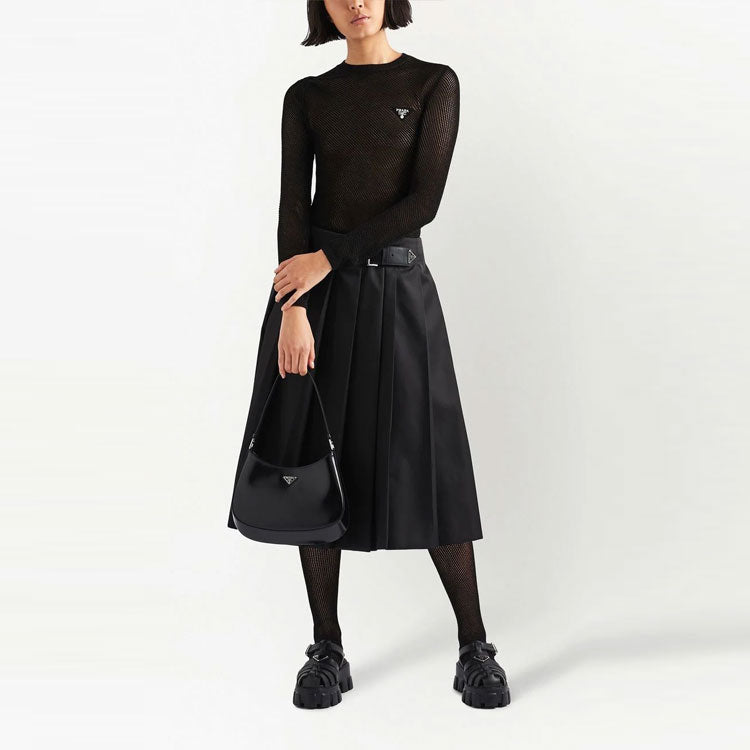 PRADA Casual Long Skirts Women's Black