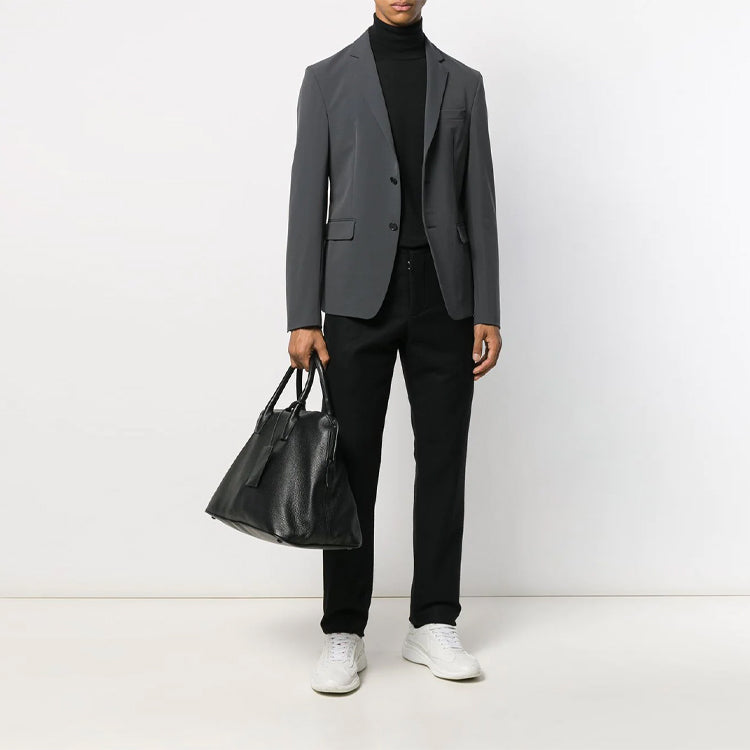 PRADA Business Suits Coats Men's Dark Gray