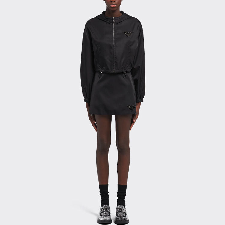 PRADA Casual Short Skirts Women's Black