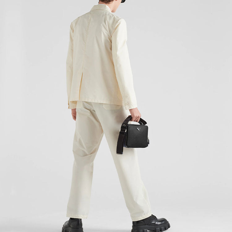 PRADA Business Suits Men Ecru