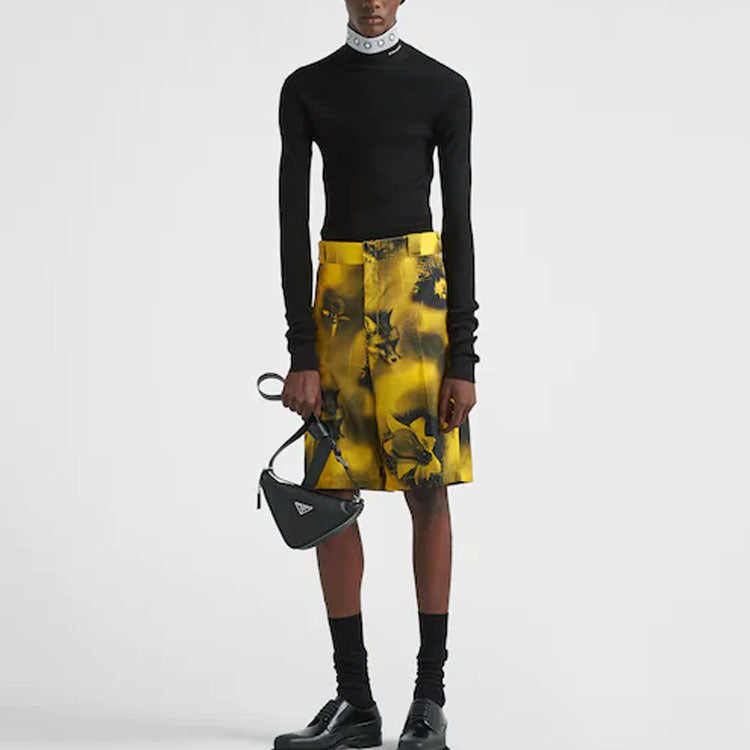 PRADA Casual Shorts Men Yellow