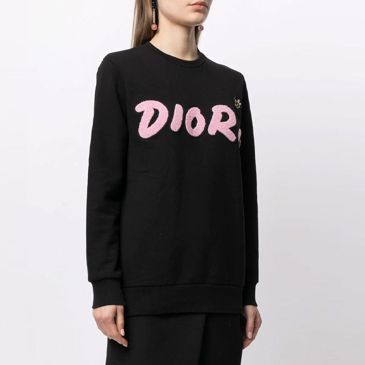 DIOR Quarterly New Products Sweatshirts Women's Black