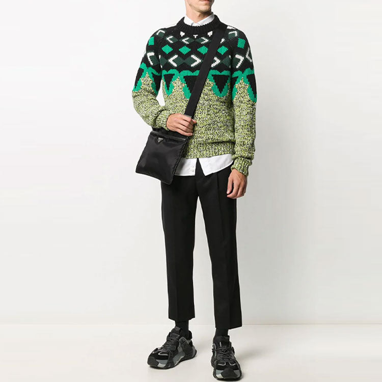 PRADA Cashmere Sweaters Men Green