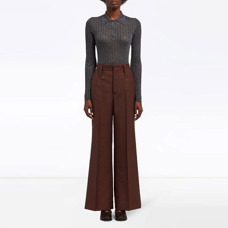PRADA Casual Pants Women's Brown Red