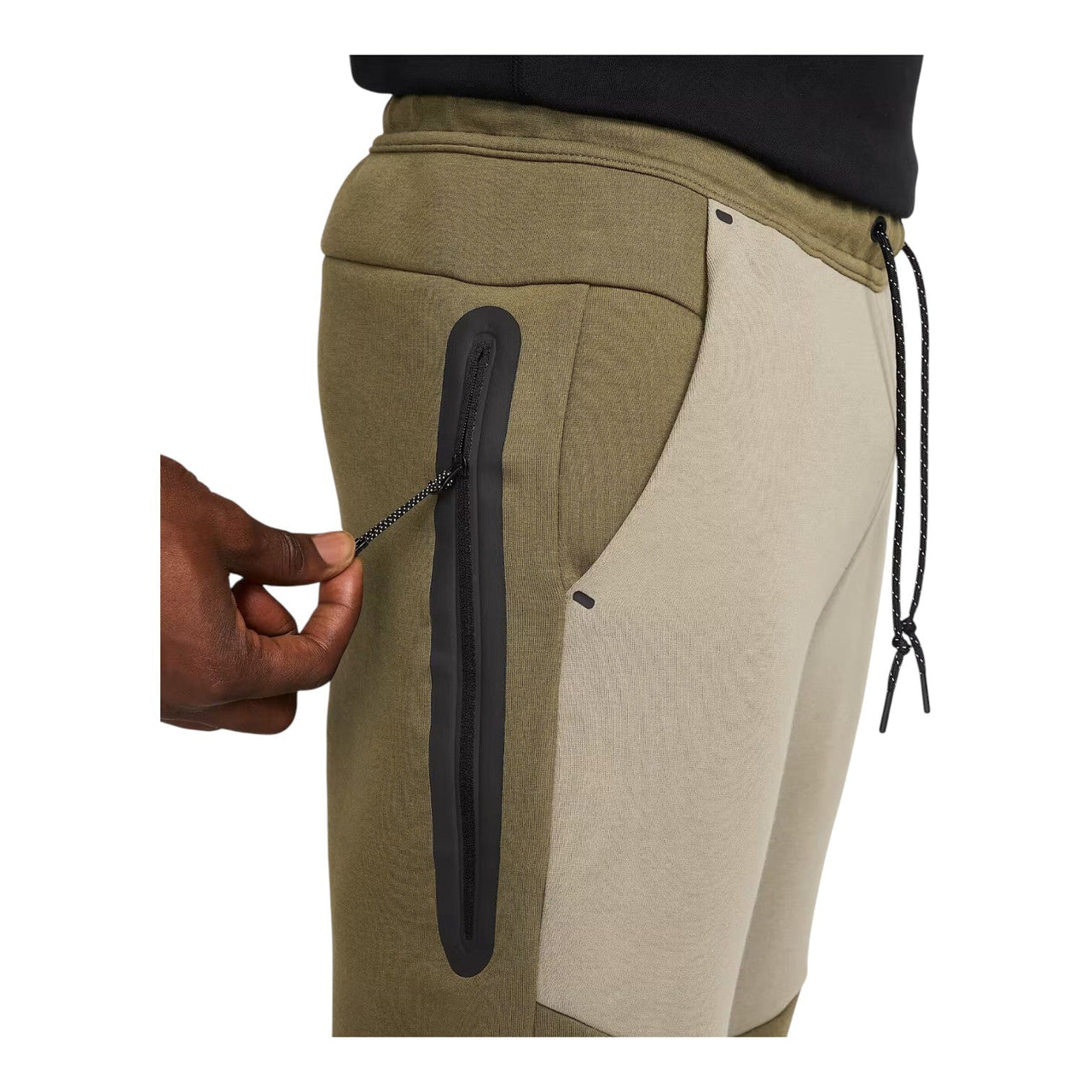 Nike Tech Fleece Joggers 'Medium Olive Light Army Black' HV0959-222
