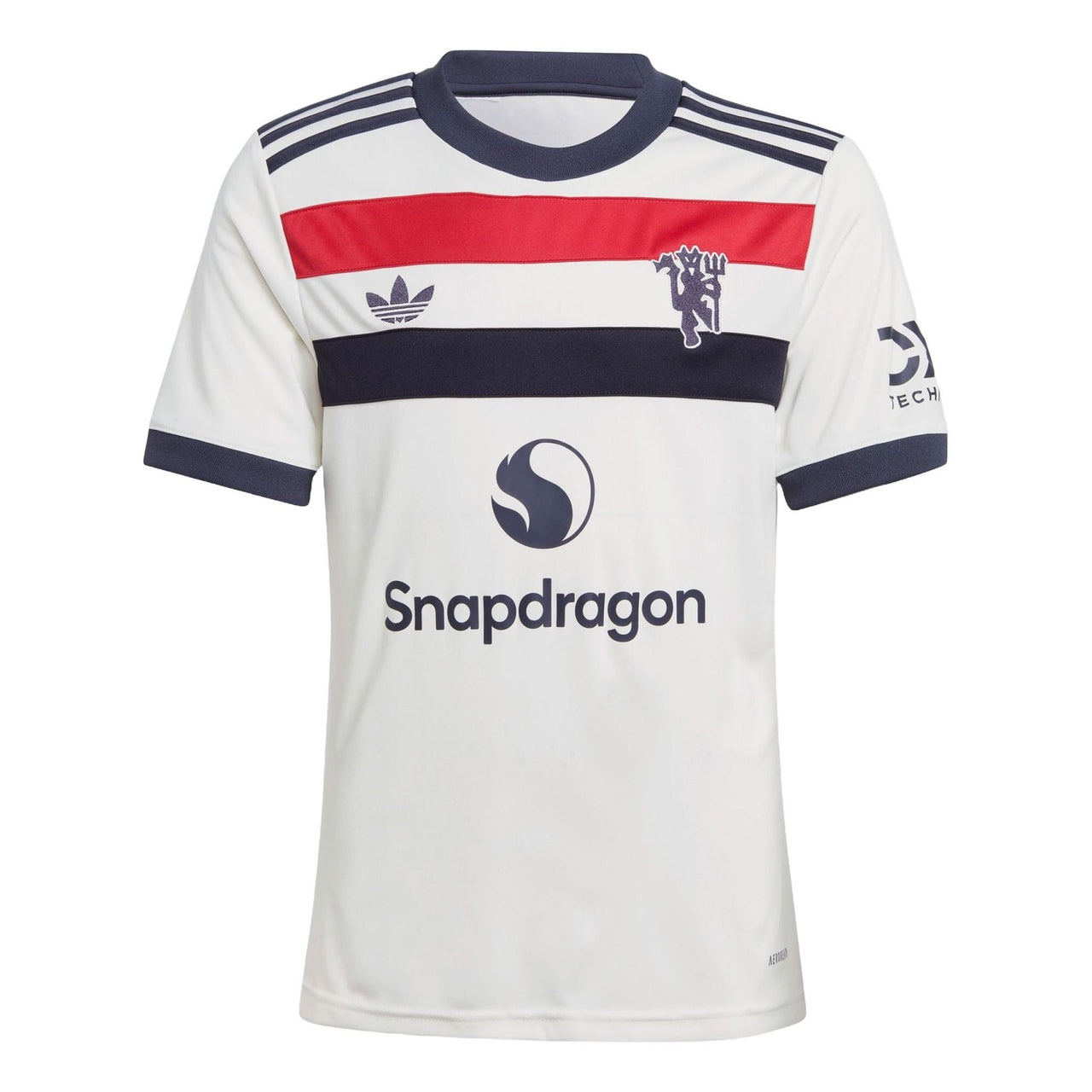 (GS) adidas Manchester United 24/25 Third Jersey Asia Sizing 'White Navy Red' IY7804