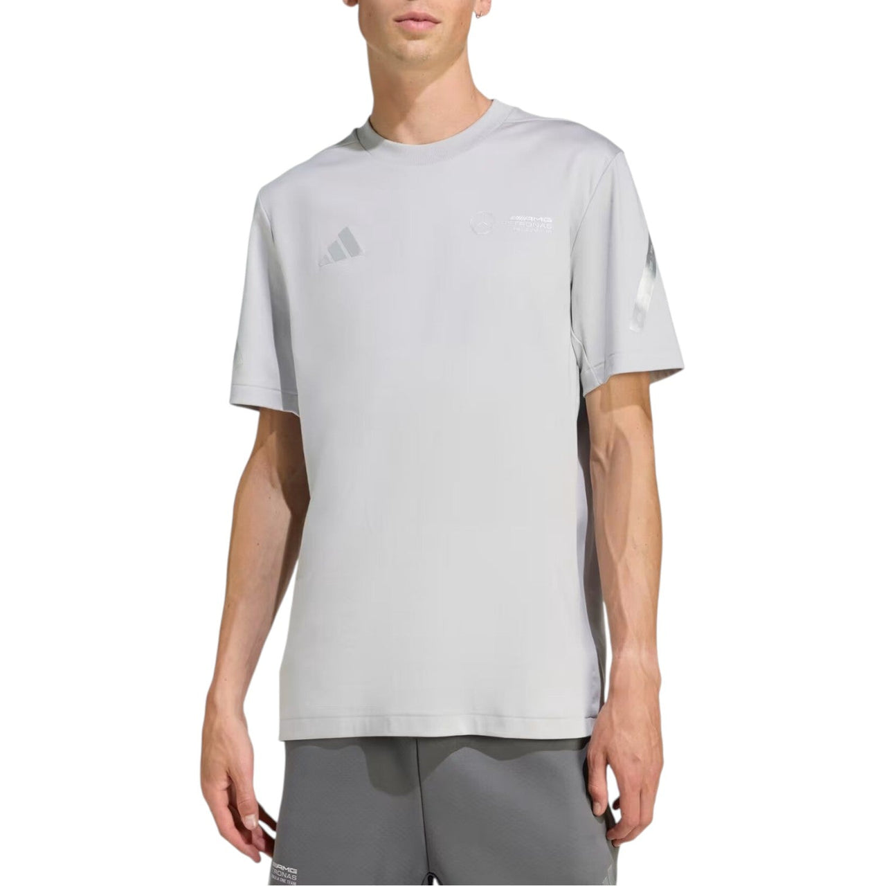 adidas x Mercedes AMG Petronas Formula One Team T-Shirt Regular Fit 'Grey Two' JW3481