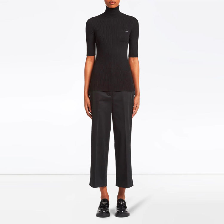 PRADA Crop Tops Women's Black