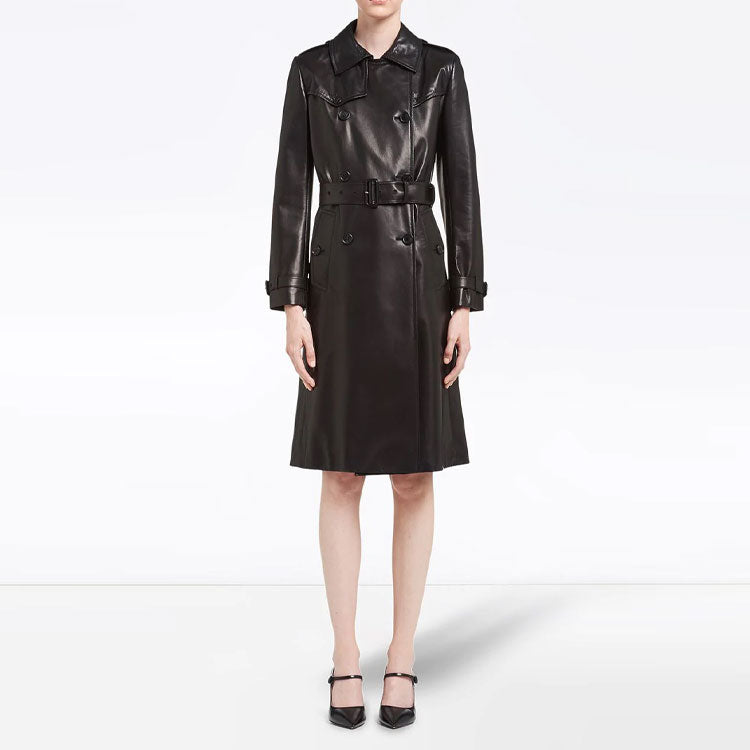 PRADA Coats Women's Black