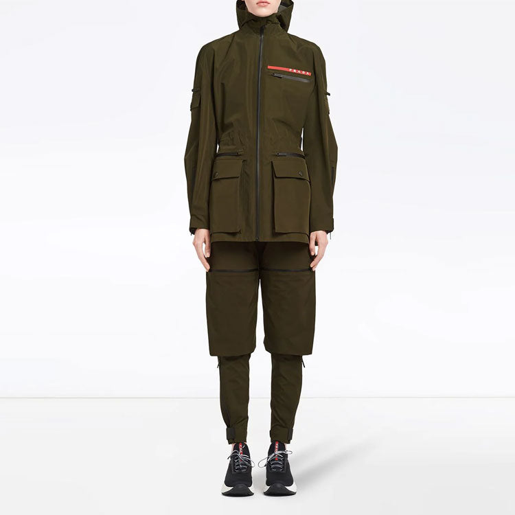 PRADA Cropped Coats Women's Green