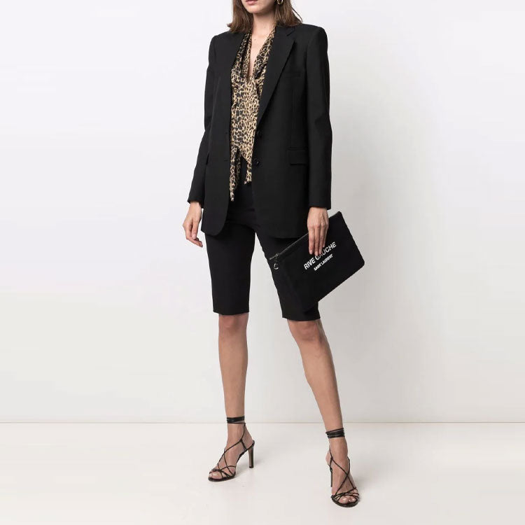 SAINT LAURENT Business Suit Coat Women's Black