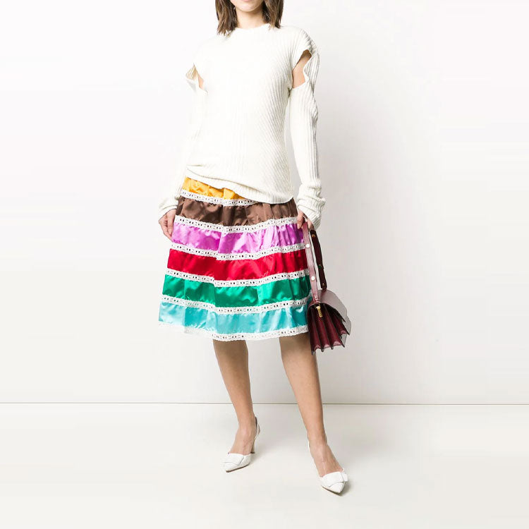 PRADA Casual Long Skirts Women's Multicolor