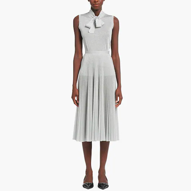 PRADA Casual Long Skirts Women's Gray