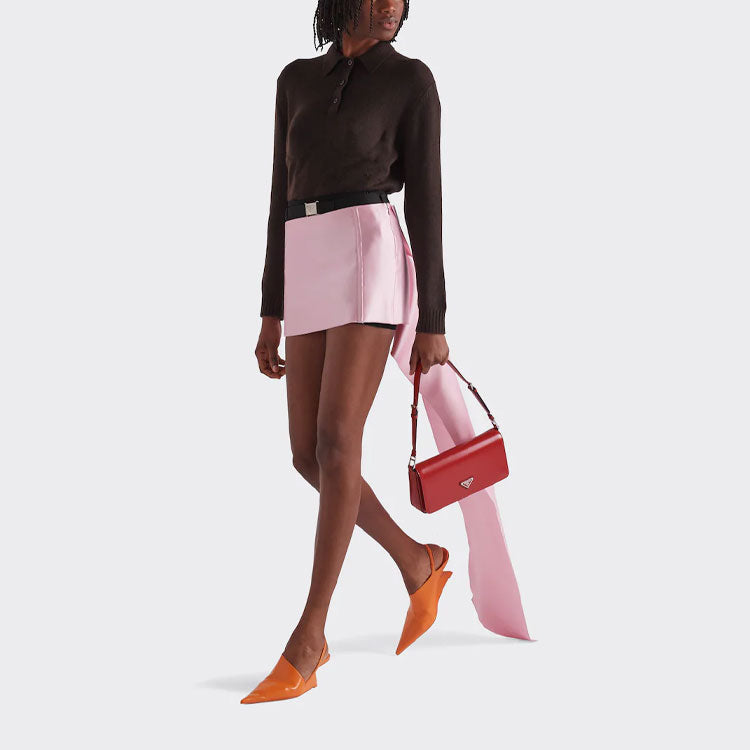PRADA Casual Short Skirts Women's Pink